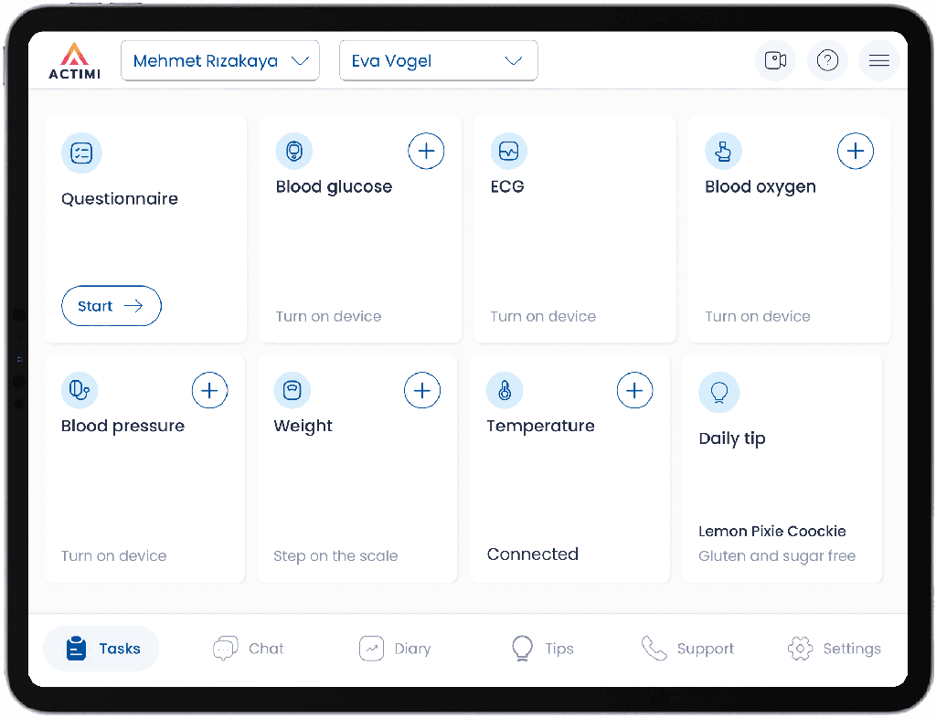 ACTIMI Telecare Platform